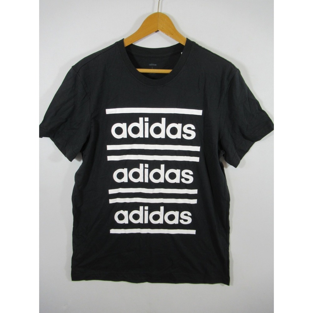 adidas Celebrate the 90's T-Shirt Men Black Large Short Sleeve Cotton
